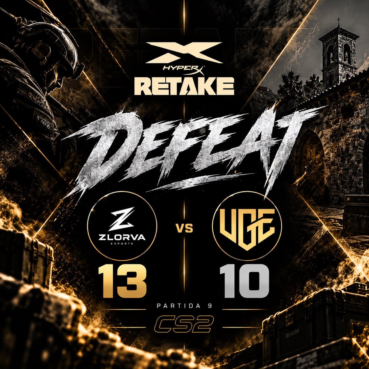 HYPERX RETAKE DEFEAT